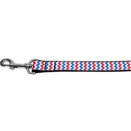 UNCONDITIONAL LOVE Patriotic Chevrons Nylon Dog Leash 4 Foot UN805190